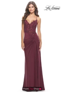 La Femme Dress 31520 -Prom Dress Shop Shop 31520 DarkBerry F2
