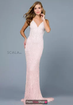 Scala Dress 48710 31 Scala Dress 48710 -Prom Dress Shop Shop 48710 IVORY BLUSH AS23