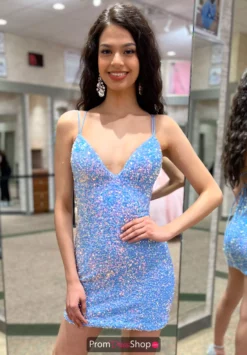 Sherri Hill Short Dress 55123 -Prom Dress Shop Shop 55123LightBlueS23