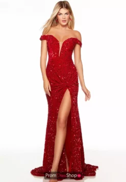 Alyce Paris Dress 61343 -Prom Dress Shop Shop Alyce 61343 RED 2