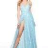 Alyce Paris Dress 61398 -Prom Dress Shop Shop Alyce 61398 BLUE 1