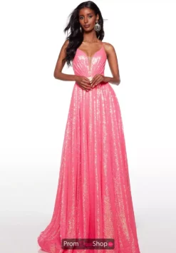 Alyce Paris Dress 61398 -Prom Dress Shop Shop Alyce 61398 NEONPINK 3