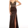 Alyce Paris Dress 61470 2 Alyce Paris Dress 61470 -Prom Dress Shop Shop Alyce 61470 BLACK 1