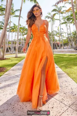 Colette Dress CL2025 | PromDressShop.com -Prom Dress Shop Shop Colette CL2025 orange campaign