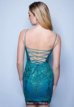 Splash Dress F436 -Prom Dress Shop Shop F436 Back