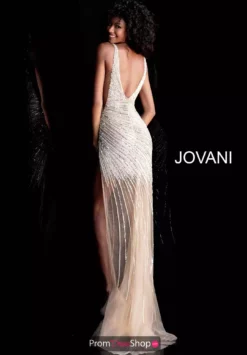 Jovani Dress 63405 -Prom Dress Shop Shop Jovani 63405 Gold Silver 1