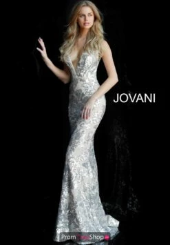 Jovani Dress 65578 -Prom Dress Shop Shop Jovani 65578 SilverNude 1