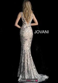 Jovani Dress 65578 -Prom Dress Shop Shop Jovani 65578 SilverNude 4