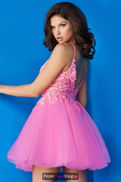Jovani Short Dress 08273 | PromDressShop.com -Prom Dress Shop Shop Jovani Short 08273 HOTPINK 9