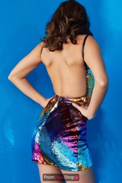 Jovani Short Dress 09814 | PromDressShop.com -Prom Dress Shop Shop Jovani Short 09814 MULTI 4