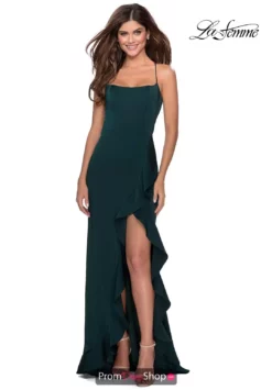 La Femme Dress 28294 -Prom Dress Shop Shop La Femme 28294 Emerald F