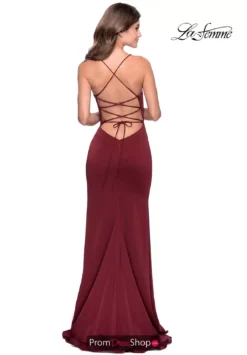 La Femme Dress 28294 -Prom Dress Shop Shop La Femme 28294 Wine B