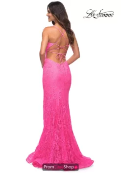 La Femme Dress 30171 -Prom Dress Shop Shop La Femme 30171 Neon Pink B