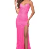 La Femme Dress 30171 -Prom Dress Shop Shop La Femme 30171 Neon Pink F