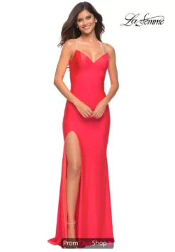 La Femme Dress 30602 -Prom Dress Shop Shop La Femme 30602 HotCoral F2