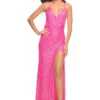 La Femme Dress 30613 -Prom Dress Shop Shop La Femme 30613 HotPink F