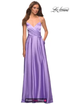 La Femme Dress 30662 -Prom Dress Shop Shop La Femme 30662 Lavender F2