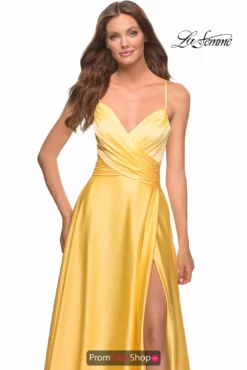 La Femme Dress 30662 -Prom Dress Shop Shop La Femme 30662 Yellow F4