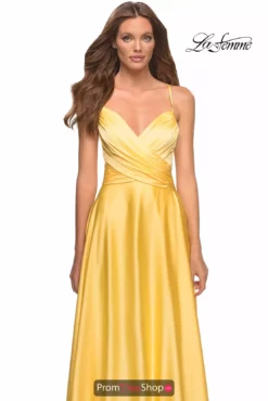 La Femme Dress 30662 -Prom Dress Shop Shop La Femme 30662 Yellow F5