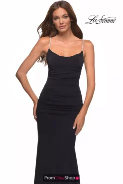 La Femme Dress 30701 -Prom Dress Shop Shop La Femme 30701 Black F3