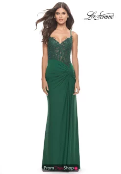 La Femme Dress 31520 -Prom Dress Shop Shop La Femme 31520 Emerald F2