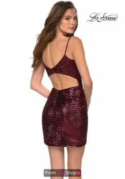 La Femme Short Dress 29426 | PromDressShop.com -Prom Dress Shop Shop La Femme Short 29426 Wine B