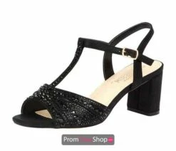 Blossom Footwear Heels Style Martina-12 6 Blossom Footwear Heels Style Martina-12 -Prom Dress Shop Shop MARTINA 1220BLACK