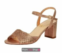 Blossom Footwear Style Martina-2 Open Toe Heel 7 Blossom Footwear Style Martina-2 Open Toe Heel -Prom Dress Shop Shop MARTINA 220ROSE20GOLD
