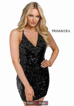Primavera Dress 3831 -Prom Dress Shop Shop Primavera 3831BLACKA
