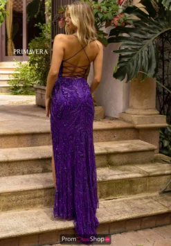 Primavera Dress 3936 -Prom Dress Shop Shop Primavera 3936PURPLEE