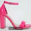 Fortune Dynamic Reseda Shoes At Prom Dress Shop 2 Fortune Dynamic Reseda Shoes At Prom Dress Shop -Prom Dress Shop Shop RESEDA S HOT PINK SLD MIRROR PAT