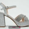 Fortune Dynamic Sasha Shoes At Prom Dress Shop -Prom Dress Shop Shop SASHA S NEW SILVER DF SHIMMER PU