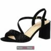 Blossom Footwear Short Heel Style Sofia-60 -Prom Dress Shop Shop SOFIA 6020BLACK