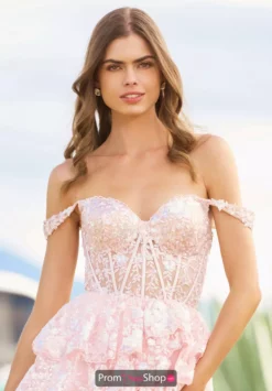 Sherri Hill Short Dress 55785 -Prom Dress Shop Shop Sherri Hill 55785 blush 51820
