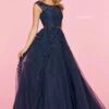 Sherri Hill Dress 53356 -Prom Dress Shop Shop Sherri Hill Sherri Hill 53356 navy 45257
