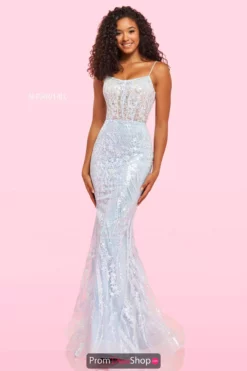 Sherri Hill Dress 54275 -Prom Dress Shop Shop Sherri Hill Sherri Hill 54275 light blue 48675