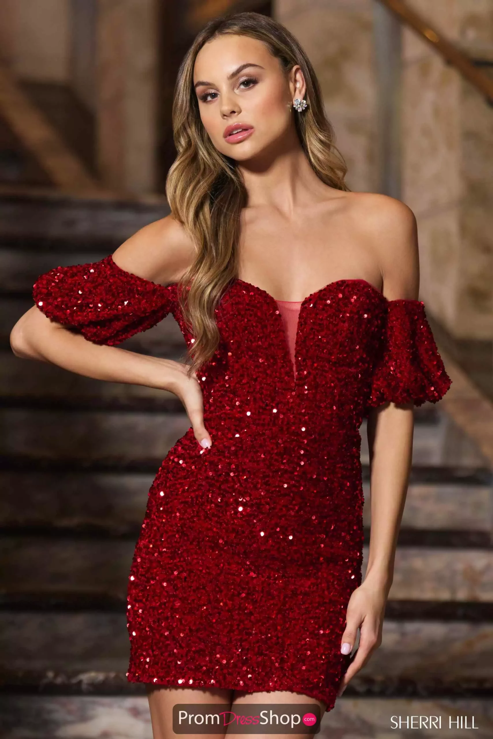 Sherri Hill Short Dress 55204 3 Sherri Hill Short Dress 55204