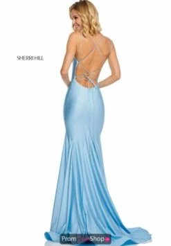 Sherri Hill Dress 52779 -Prom Dress Shop Shop Sherri Hill sherrihill 52779 lightblue dress 4