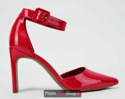 Fortune Dynamic Usage Shoes At Prom Dress Shop -Prom Dress Shop Shop USAGE H RED SLD MIRROR PAT
