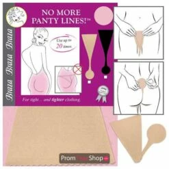 No More Panty Lines Removable By Braza Bra Silicon Adhesive -Prom Dress Shop Shop pantylines